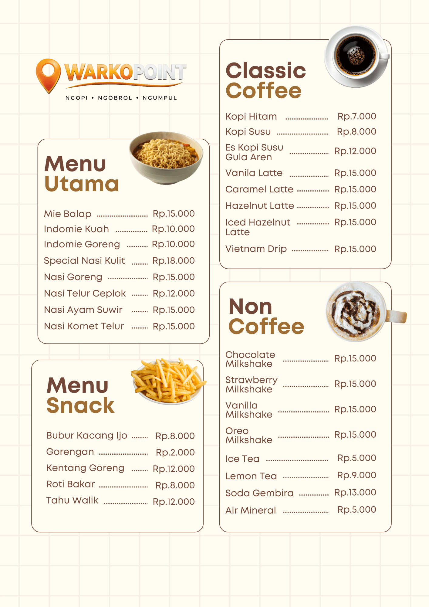 Signature Menu